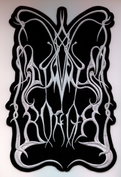 Dimmu Borgir - Weisses Altes Logo Rückenaufnäher