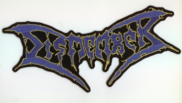 Dismember - Yellow Blue Yellow Logo Backpatch