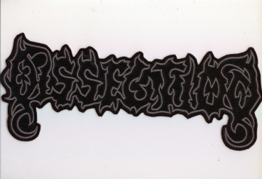 Dissection - Grey Logo Backpatch
