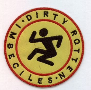 D.R.I. - Round Dirty Rotten Imbeciles Aufnäher
