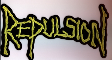 Repulsion - Yellow Logo Backpatch