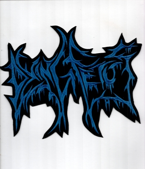 Dying Fetus - Blaues Logo Rückenaufnäher