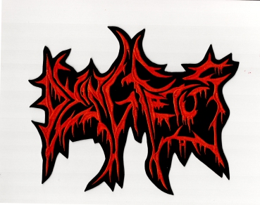 Dying Fetus - Rotes Logo Rückenaufnäher
