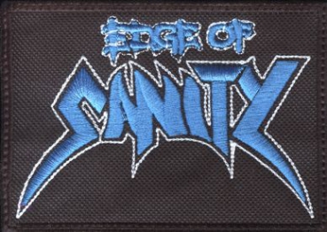Edge of Sanity - Blaues Logo Aufnäher