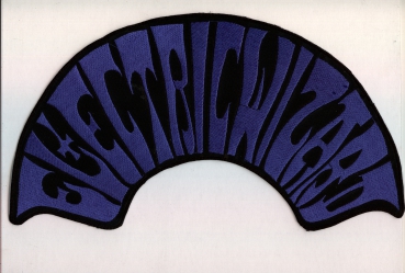Electric Wizard - Blue Half Round Logo Backpatch