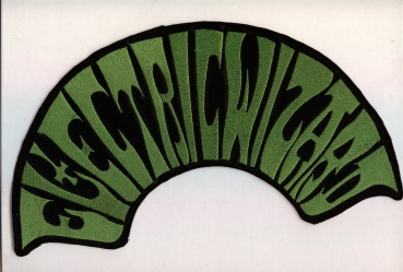 Electric Wizard - Green Half Round Logo Backpatch