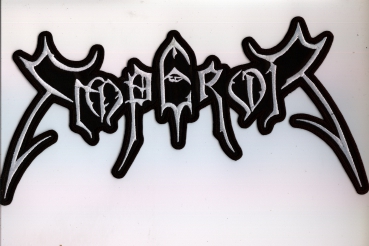 Emperor - Weisses Logo Rückenaufnäher