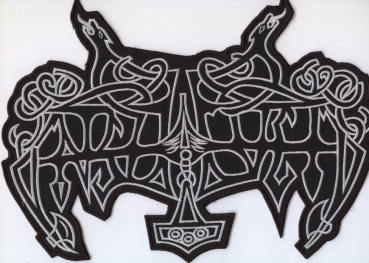 Enslaved - Old Thorshammer Logo Backpatch