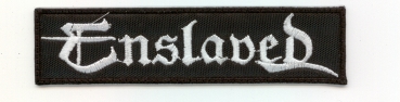 Enslaved - Weisses Neues Logo Aufnäher