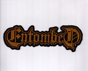 Entombed - Old Gold Logo Rückenaufnäher
