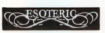 Esoteric - Weisses Logo Aufnäher