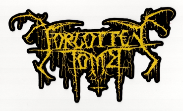 Forgotten Tomb - Gelbes Logo Rückenaufnäher