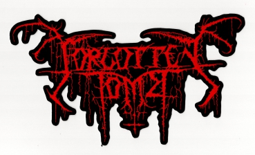 Forgotten Tomb - Rotes Logo Rückenaufnäher