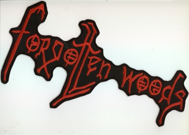 Forgotten Woods - Red Logo Backpatch