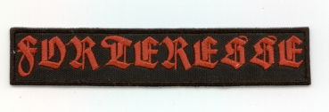 Forteresse - Rotes Logo Aufnäher