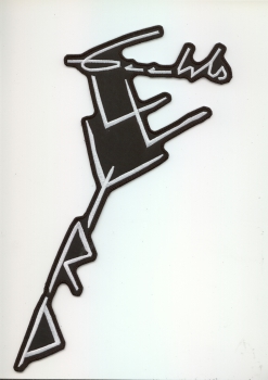 Gaahls Wyrd - White  Logo Backpatch