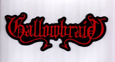 Gallowbraid - Rotes Logo Rückenaufnäher