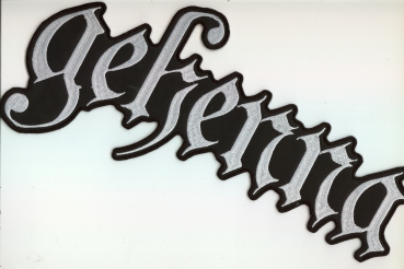 Gehenna - White New Logo Backpatch