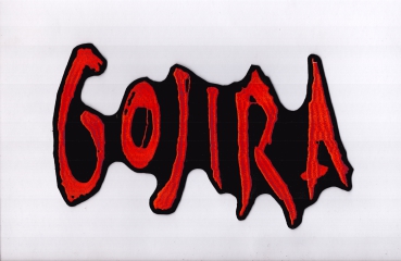 Gojira - Oranges Logo Rückenaufnäher