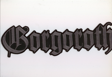 Gorgoroth - Graues Logo Rückenaufnäher