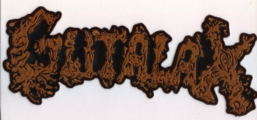 Gutalax - Braunes Logo Rückenaufnäher