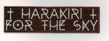 Harakiri for the Sky - Weisses Logo Aufnäher