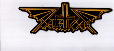 Hellbutcher - Gelbes Logo Rückenaufnäher