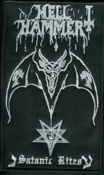 Hellhammer - Satanic Rites Schwarz Aufnäher