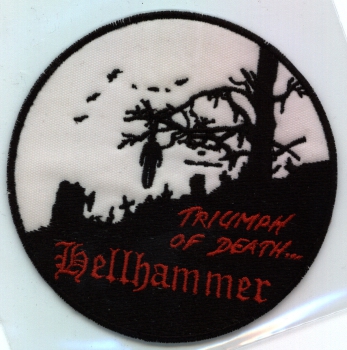 Hellhammer - Triumph of Death Rot Runder Aufnäher