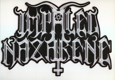Impaled Nazarene - Weisses Logo Rückenaufnäher