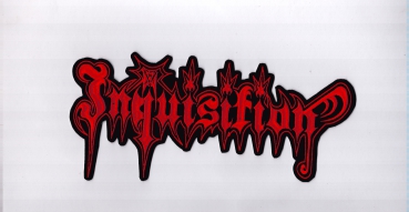 Inquisition - Rotes Logo Rückenaufnäher