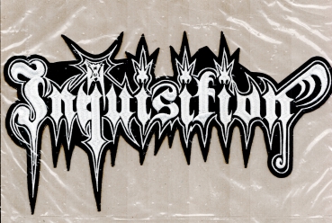 Inquisition - White Logo Backpatch