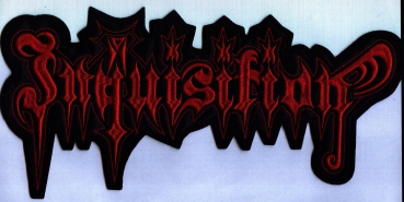 Inquisition - Rotes Logo Rückenaufnäher