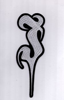 Inquisition - Weisses Symbol Rückenaufnäher