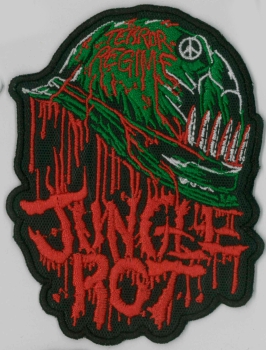 Jungle Rot - Terror Regime Dunkelgrün Aufnäher
