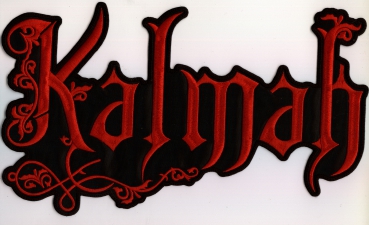 Kalmah - Rotes Logo Rückenaufnäher