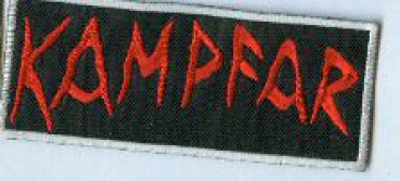 Kampfar - Rotes Logo Aufnäher