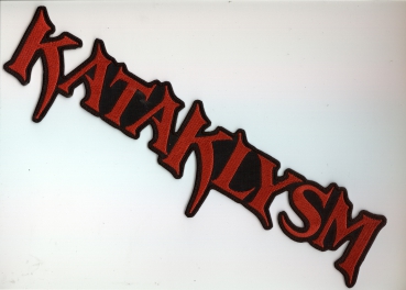Kataklysm - Rotes Logo Rückenaufnäher