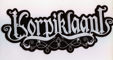 Korpiklaani - White Logo Backpatch