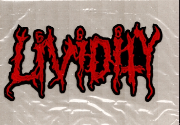 Lividity - Rotes Logo Rückenaufnäher