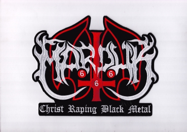 Marduk - Christ Raping Black Metal Rückenaufnäher