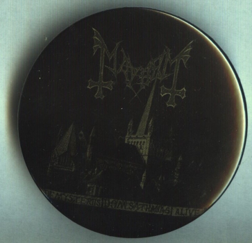 Mayhem - De Mysteries Dom Sathanas Alive Button 59 mm