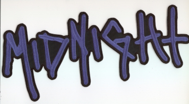 Midnight - Blaues Logo Rückenaufnäher