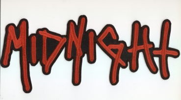 Midnight - Red Logo Backpatch