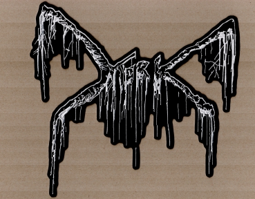 Mork - Weisses Logo Rückenaufnäher