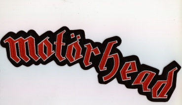 Motörhead - White Red White Logo Backpatch