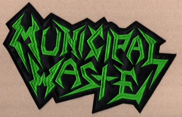 Municipal Waste - Logo Rückenaufnäher