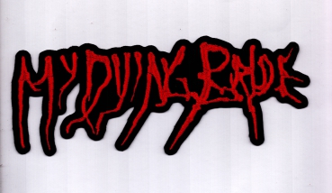 My Dying Bride - Rotes Logo Rückenaufnäher