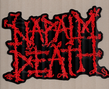 Napalm Death - Red Logo Backpatch