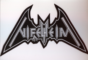 Nifelheim - Weisses Logo Rückenaufnäher